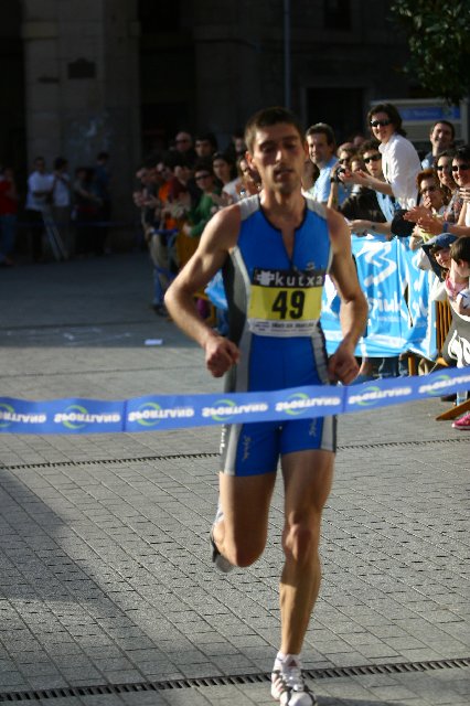 Arrivee du vainqueur